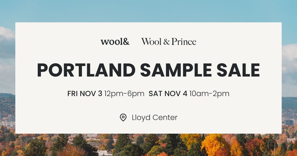 Wool&Prince / wool& Sample Sale