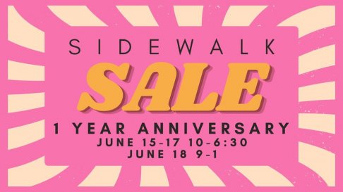 Holden Hearts Boutique 1 Year Anniversary Side Walk Sale