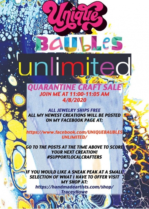 UBU Quarantine Craft Sale