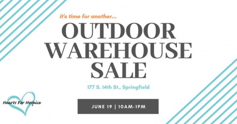 Hearts for Hospice Warehouse Sale